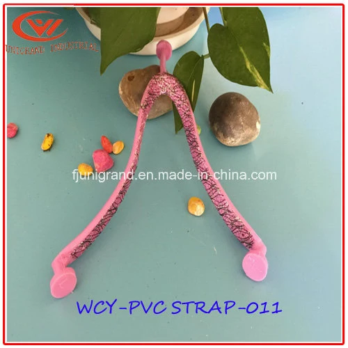 Fashion and High Quality PVC Slipper Strap Shoes Upper